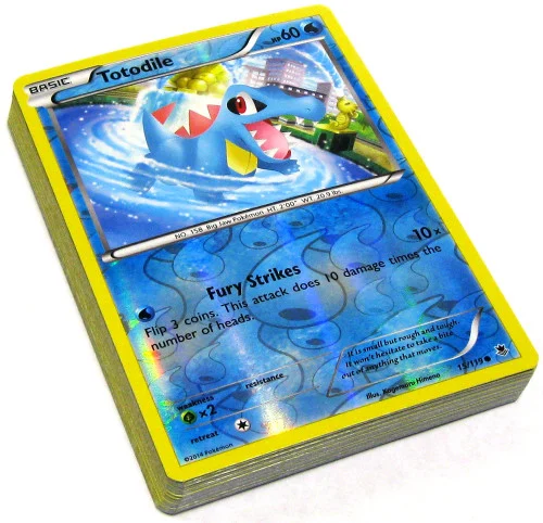 Pokemon Trading Card Game LOT of 25 RANDOM Reverse Holo Foil Single Cards