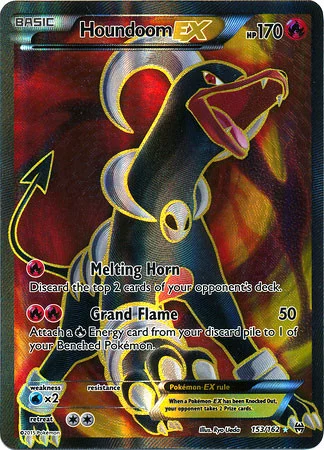 Pokemon Trading Card Game XY BREAKthrough Ultra Rare Houndoom EX #153