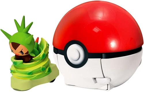Pokemon XY Quick Attackers Chespin Mini Figure
