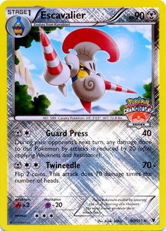 Pokemon Black & White Promo Promo Holo Escavalier #80