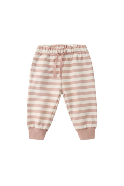 Relaxed Sweatpant (Pink Stripe)