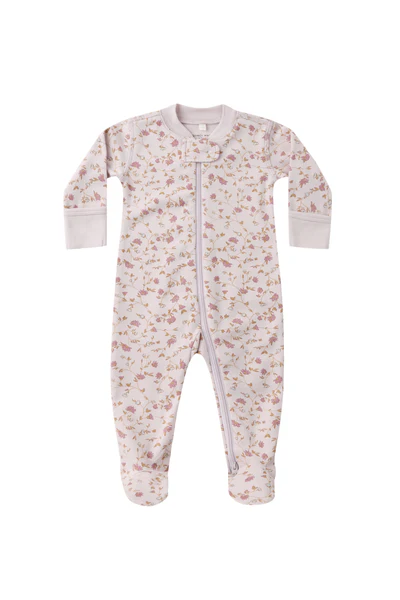 Zip Long Sleeve Sleeper Footie (Garden)