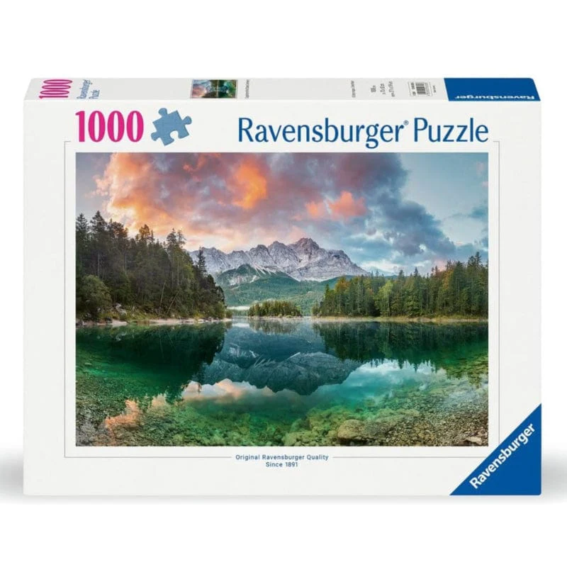 Zugspitze at the Eibsee, Germany 1000 Piece Puzzle