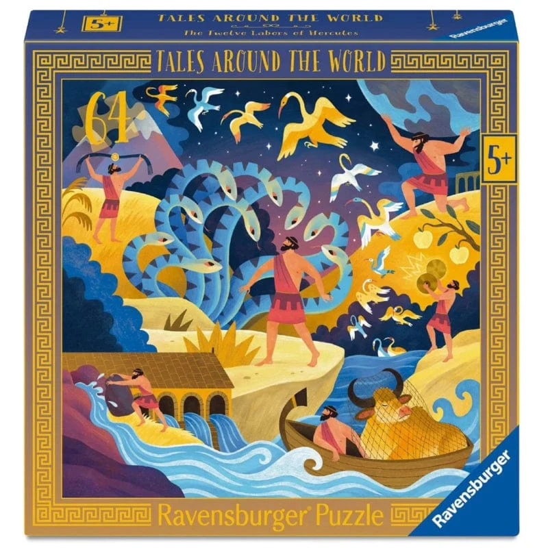 Tales Around The World - Twelve Labors of Hercules 64 Piece Puzzle
