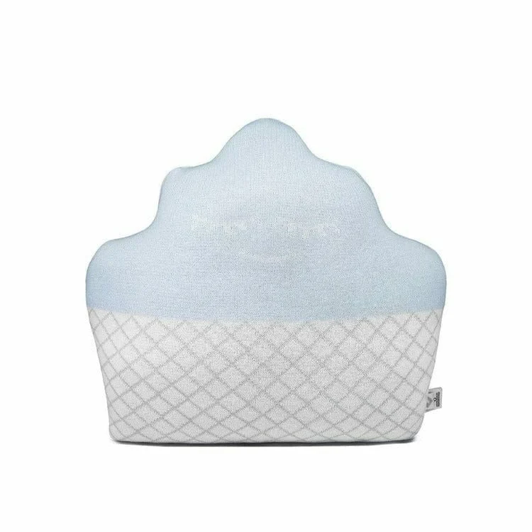 Light Blue Cupcake Pillow