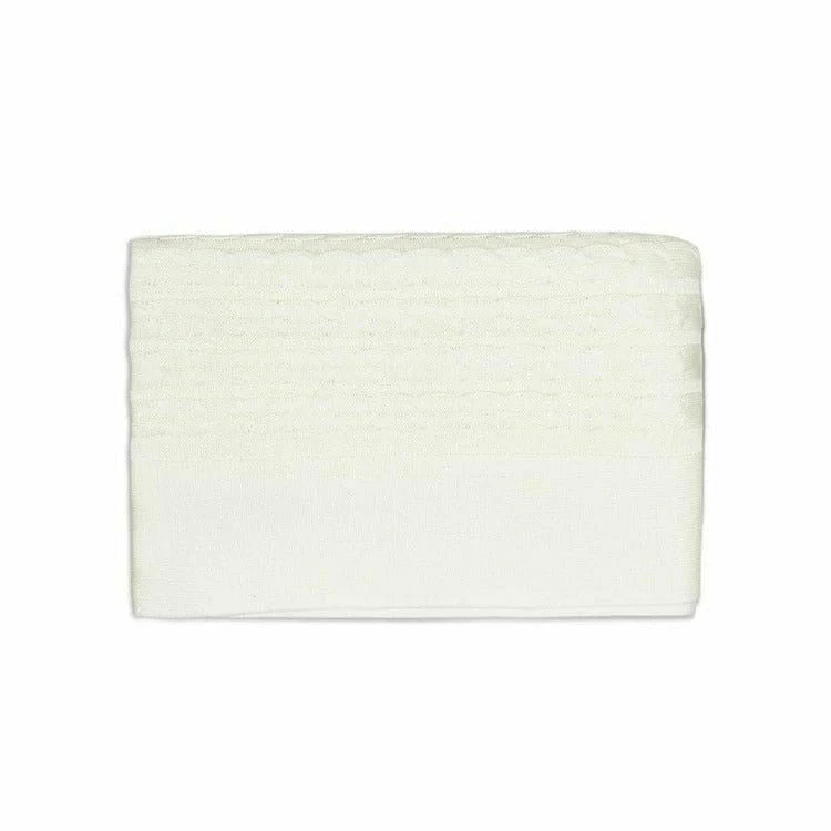Off-White Crib Blanket