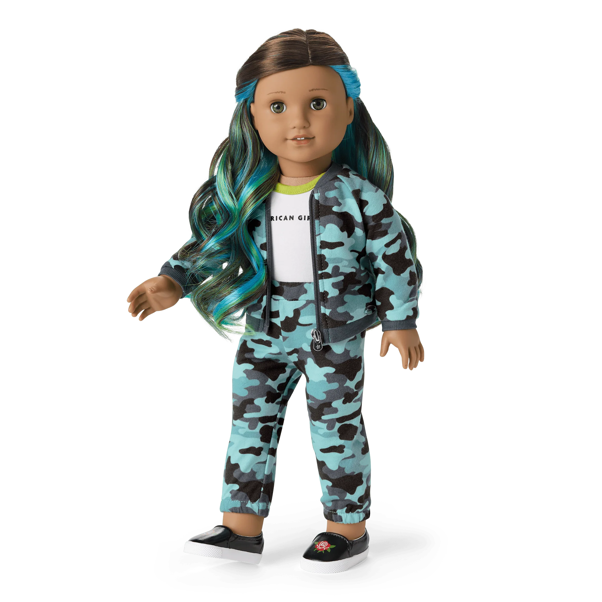 Truly Me™ 18-inch Doll #89 with wavy dark-brown hair