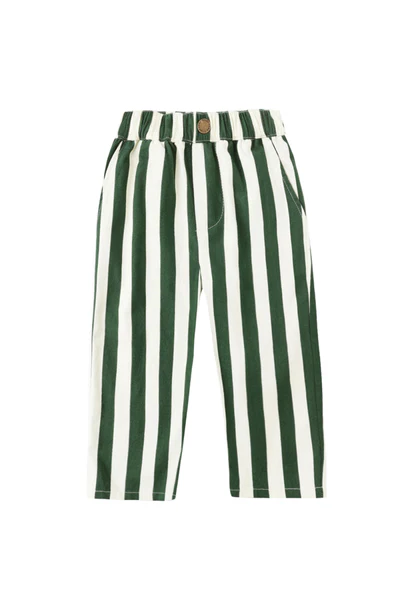 Baggy Pants (Green Stripe)