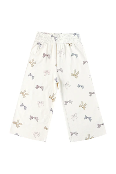 Wide Leg Pants (Bows)