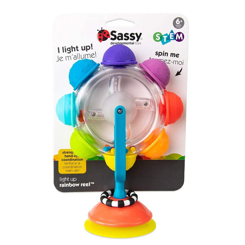 Light Up Rainbow Reel Tray Toy