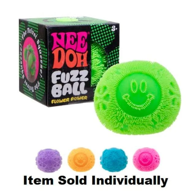 NeeDoh - Fuzz Ball Flower Power (Assorted Colors)