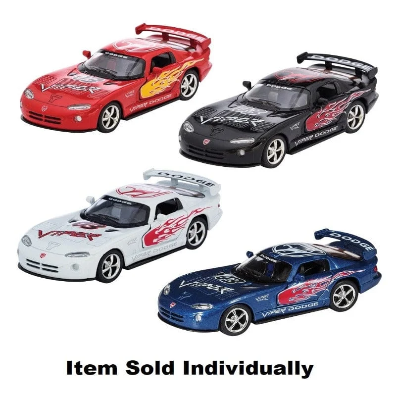 Die Cast Dodge Viper Pullback (Assorted Colors)