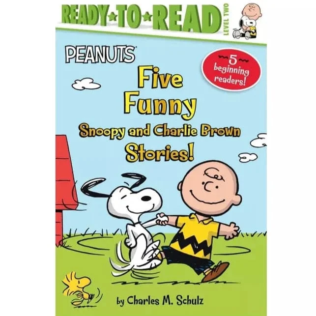 Peanuts: Five Funny Snoopy and Charlie Brown Stories! (Ready to Read Level 2)