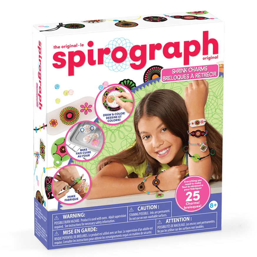 Spirograph Shrink Charms