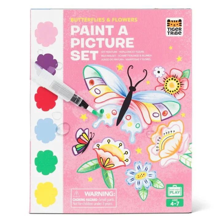 Paint a Picture Set -Butterflies & Flowers