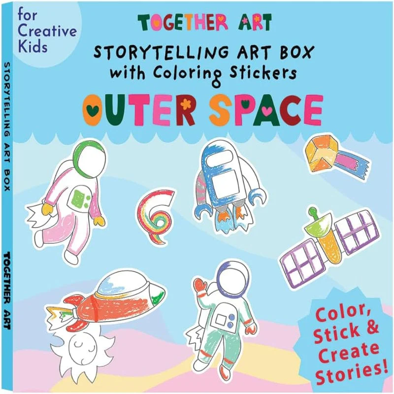 Outer Space Storytelling Sticker Box
