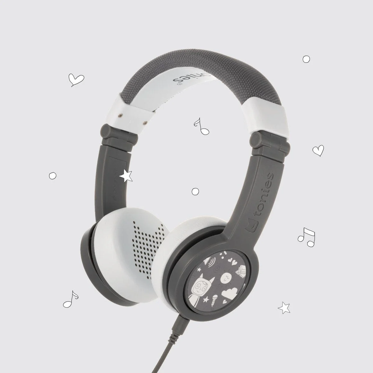 Tonie Foldable Headphones - Gray