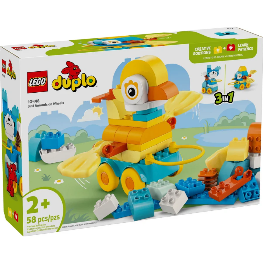 LEGO DUPLO 3in1 Animals on Wheels (10448)
