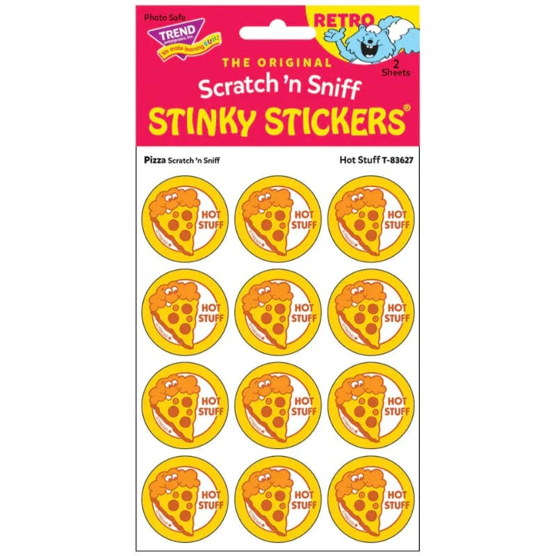 Scratch & Sniff Stickers - Hot Stuff (Pizza Scent)