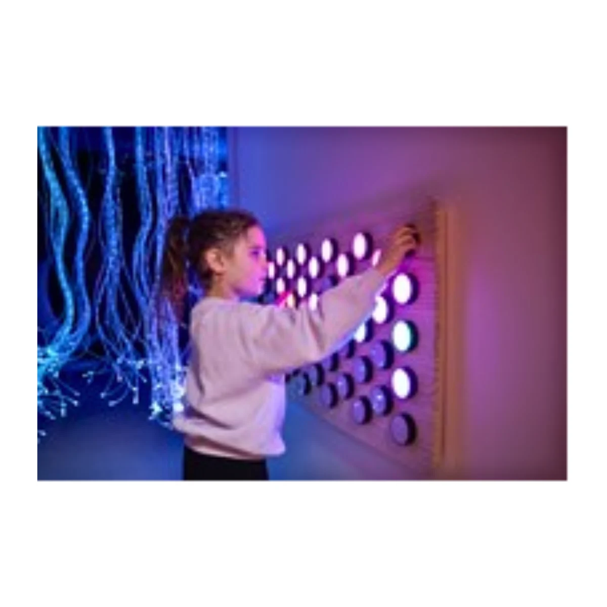 Large Interactive Spin Button Wall