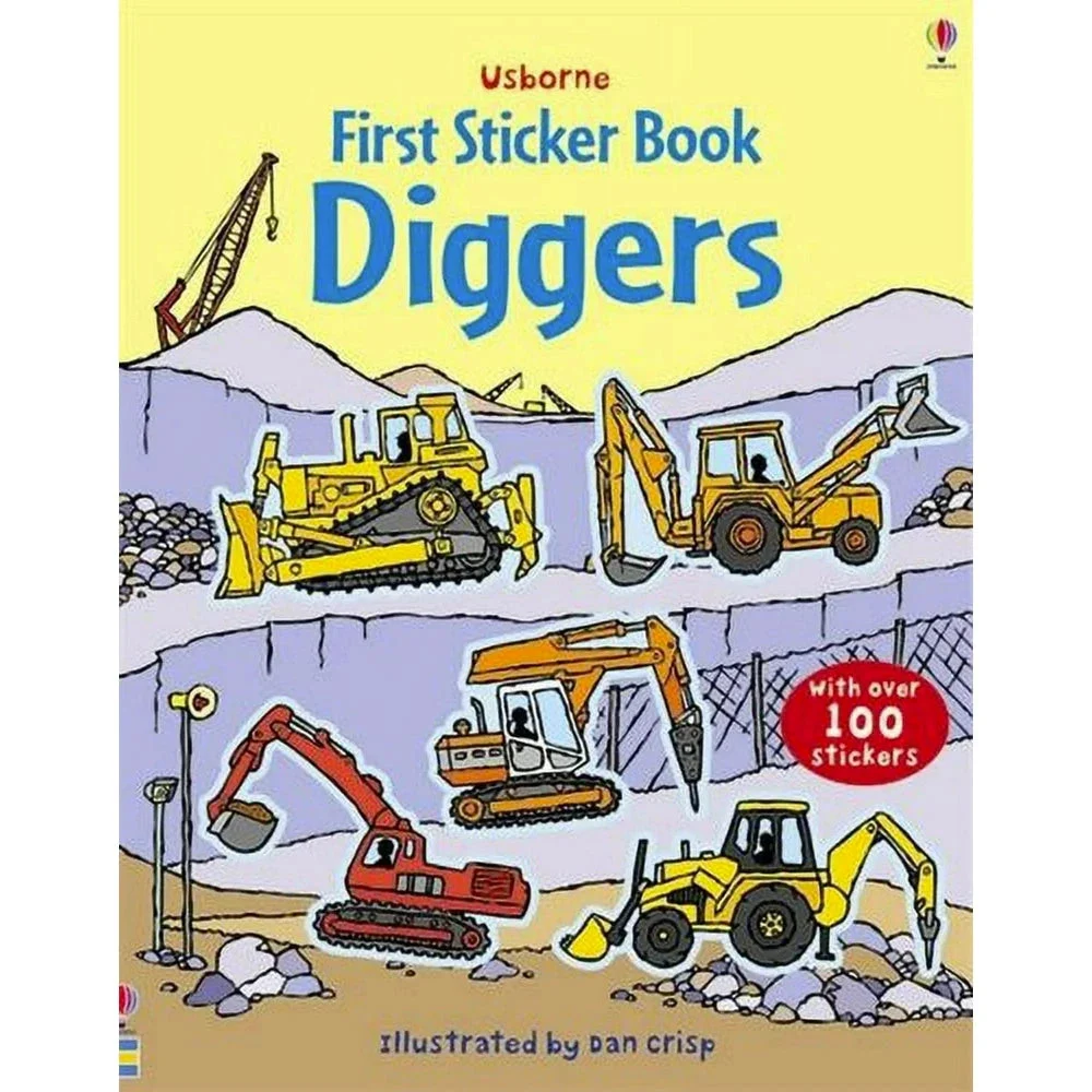 First Sticker Book - Diggers