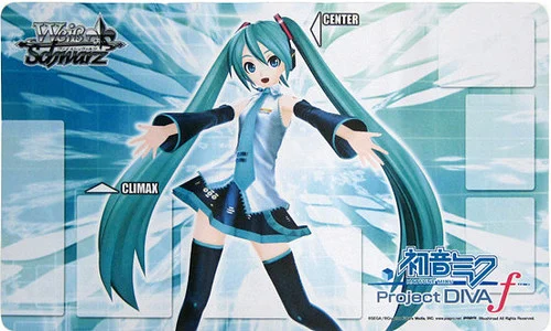 Weiss Schwarz Trading Card Game Card Supplies Project Diva f Playmat [Hatsune Miku]