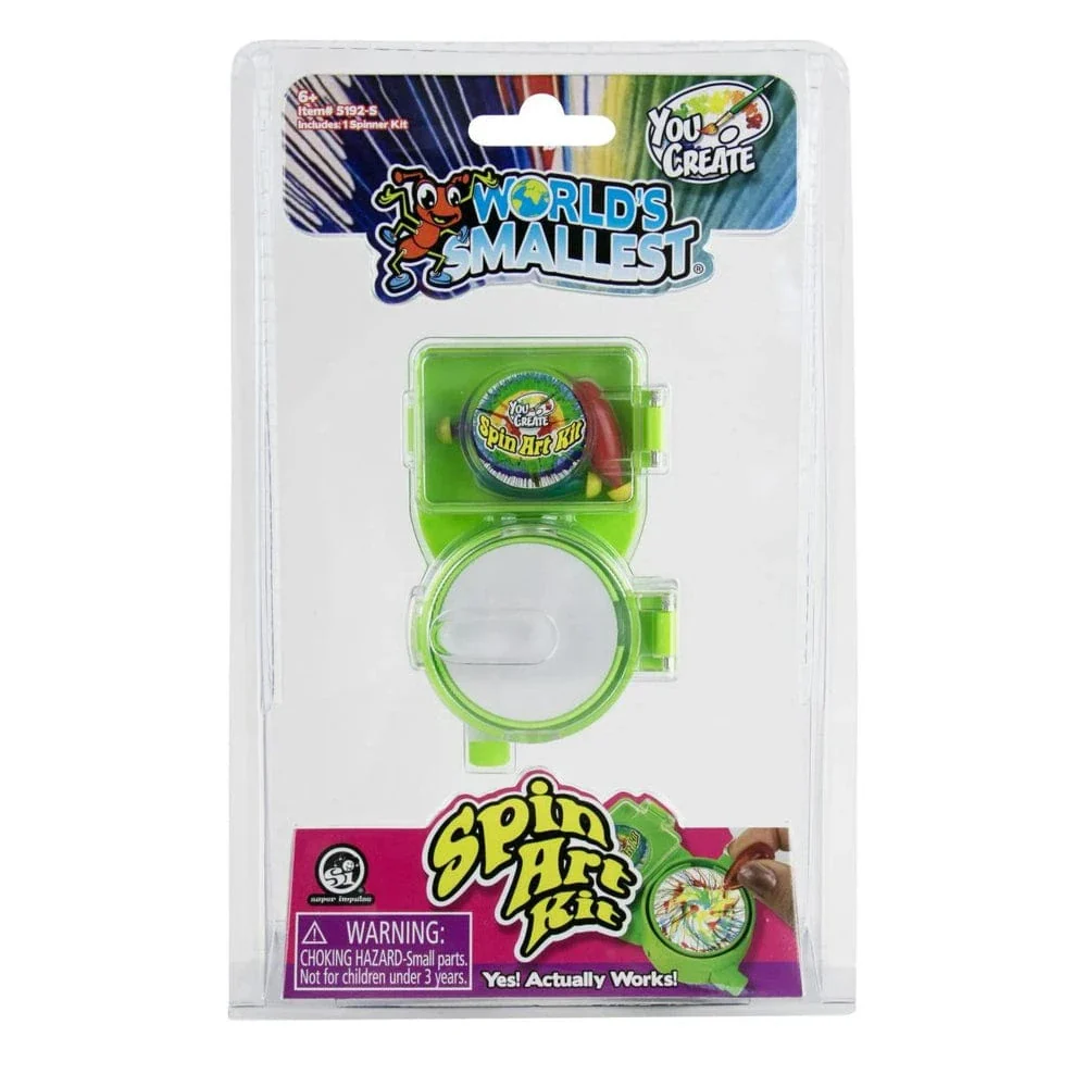 World's Smallest You Create Spin Art Kit