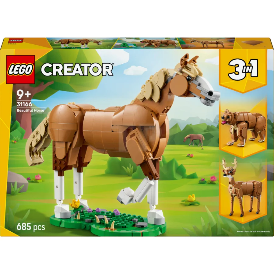 LEGO Creator 3 in 1 Beautiful Horse (31166)