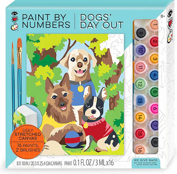 Paint by Number: Dogs Day Out